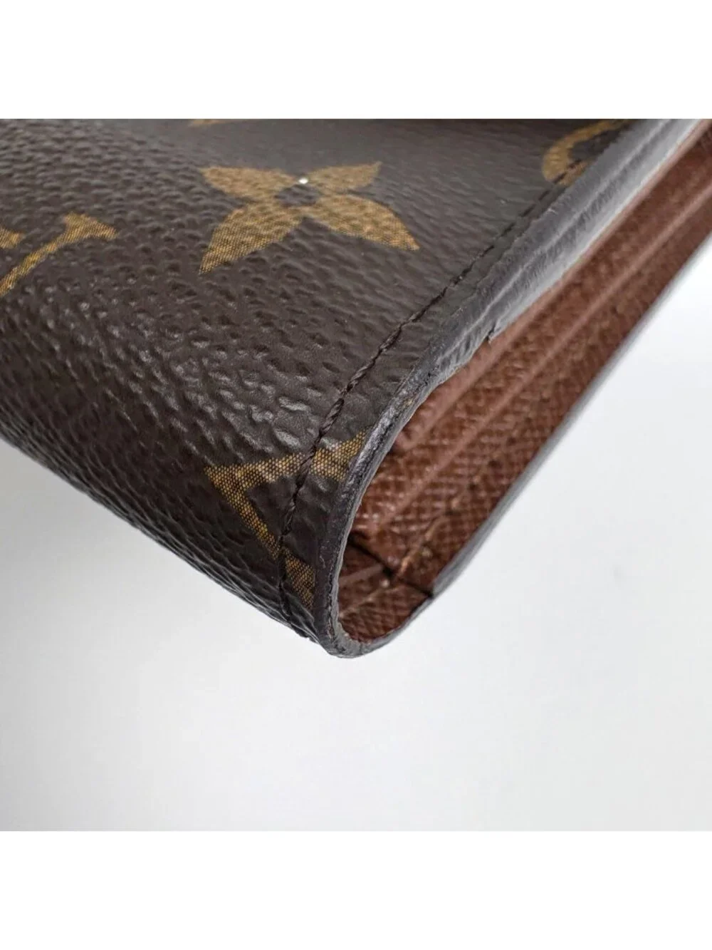 Louis Vuitton Portefeuille Alexandra Trifold Wallet Monogram Brown